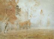Isaac Levitan Mist,Autumn oil